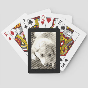 Jeu De Cartes Cadre noir Créez votre propre Modèle cadeau