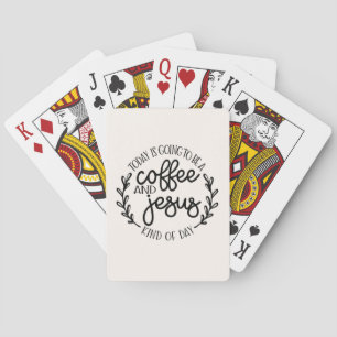 Jeu De Cartes Café et Jésus genre de jour