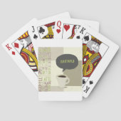 Jeu De Cartes Café House Menu Jouer Cartes (dos)