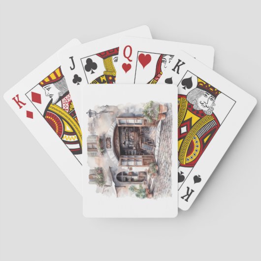 Jeu De Cartes Café Italien Playing Cards (dos)