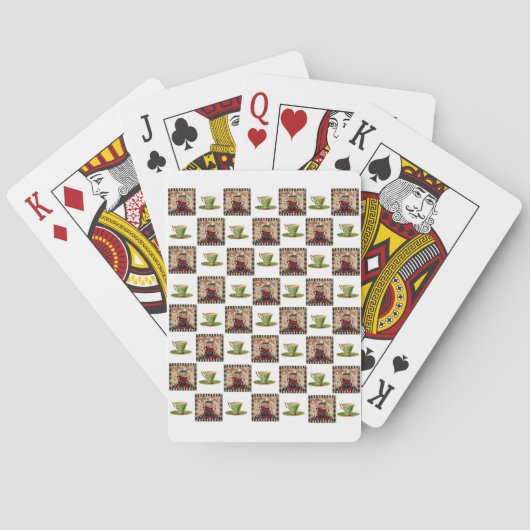 Jeu De Cartes Café Lecture Carte Deck (dos)