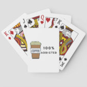 Jeu De Cartes Café Lover Design 100% Addicted Caféine (dos)