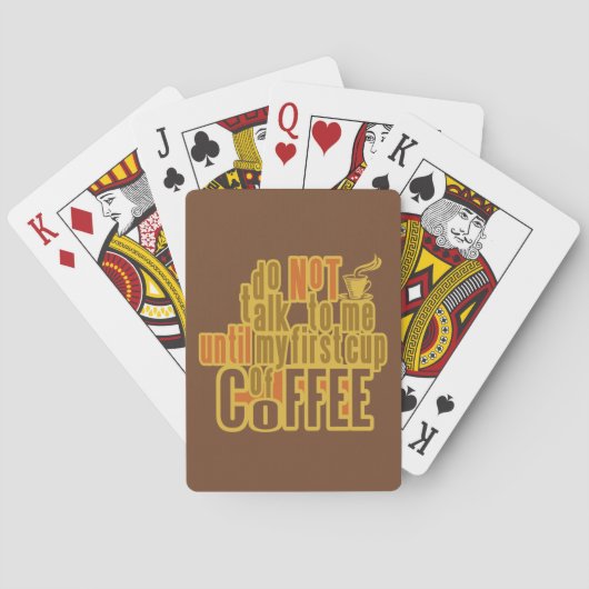 Jeu De Cartes CAFÉ PREMIÈRE carte pont (dos)