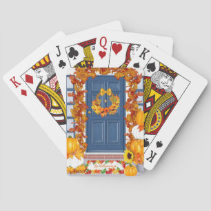 Jeu De Cartes Cahier à spirale de l'Action de grâce d'automne de