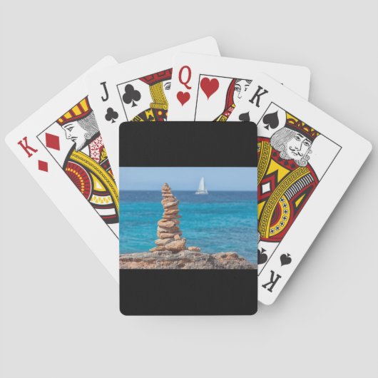 Jeu De Cartes Cairn à la mer Méditerranée (dos)