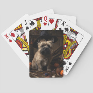 Jeu De Cartes Cairn Terrier Citrouilles Halloween effroi