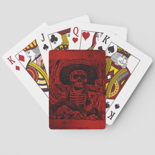 Jeu De Cartes Calavera Oaxaqueña par José Guadalupe Posada (dos)