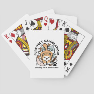 Jeu De Cartes Calculs Parfaits – Création de chat de maths drôle
