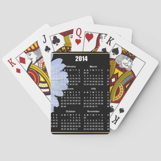 Jeu De Cartes Calendrier 2014 (dos)