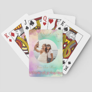 Jeu De Cartes Calendrier planificateur d'orbes roses pastel et d