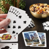 Jeu De Cartes Calgary Alberta Cityscape Skyline (In Situ)