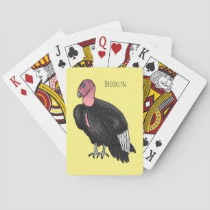 Jeu De Cartes California condor bird cartoon illustration