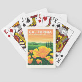 Jeu De Cartes Californie vintage (dos)