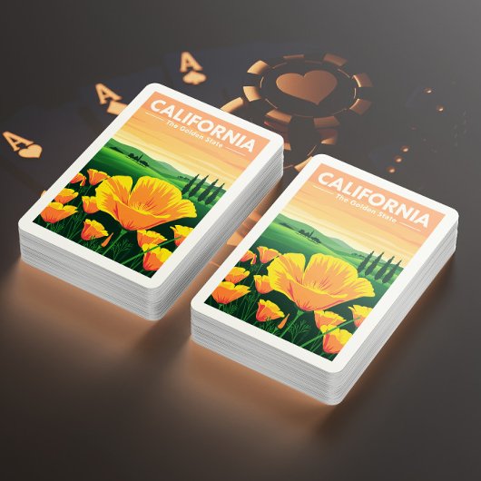 Jeu De Cartes Californie vintage