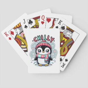 Jeu De Cartes Câlins écharpe enneigée de Manchot Frileux