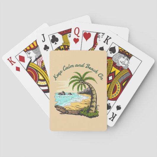Jeu De Cartes Calme et plage (dos)