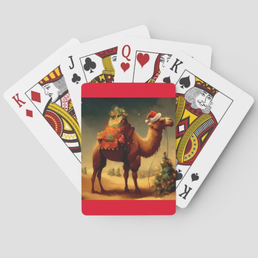 Jeu De Cartes Camel de Noël (1) (dos)