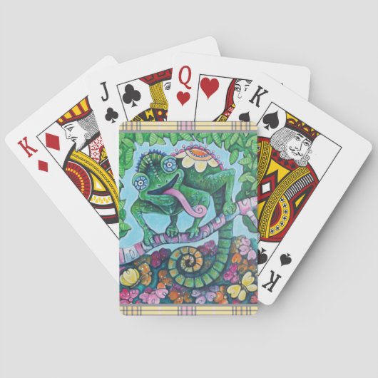 Jeu De Cartes Caméléon et plaid (dos)