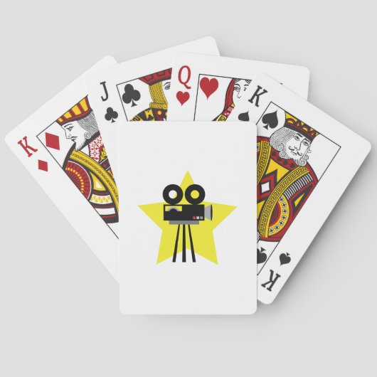 Jeu De Cartes Caméra de cinéma (dos)