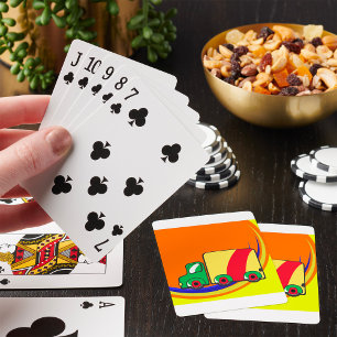 Jeu De Cartes Camion de livraison coloré et vibrant