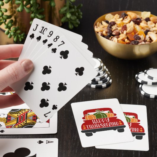 Jeu De Cartes Camion de Thanksgiving (In Situ)