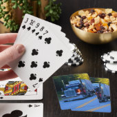 Jeu De Cartes Camions, Big Rig Cargo Truck Art (In Situ)