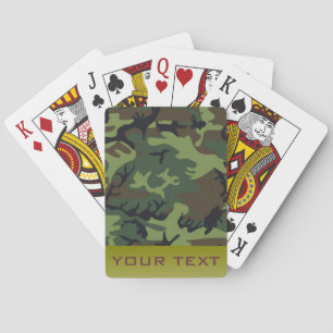 Jeu De Cartes Camo de l'armée