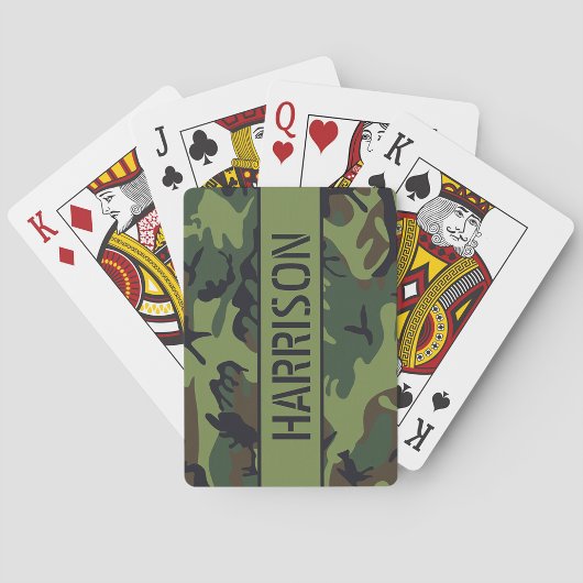 Jeu De Cartes Camo Personnalisé