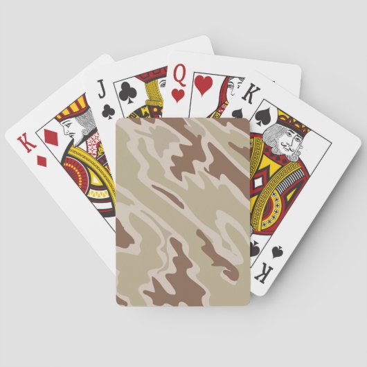 Jeu De Cartes Camouflage (dos)