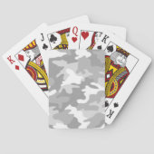 Jeu De Cartes Camouflage gris (dos)