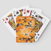 Jeu De Cartes Camouflage orange, Militaire, Armée (dos)