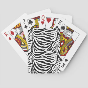 Jeu De Cartes Camouflage Rayures de Zèbre