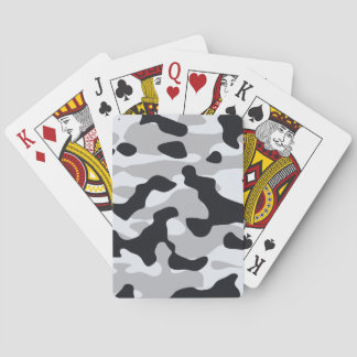 Jeu De Cartes Camouflage urbain à fort contraste