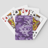 Jeu De Cartes Camouflage violet, Armée (dos)