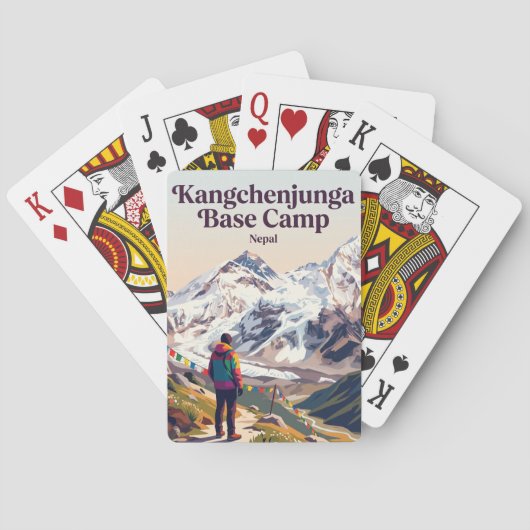 Jeu De Cartes Camp de base de Kangchenjunga Népal (dos)