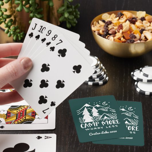 Jeu De Cartes Camp Plus, S'Inquiéter Moins | Camping personnalis (In Situ)