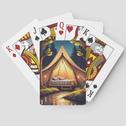 Jeu De Cartes Camping sur un cours d'eau (dos)