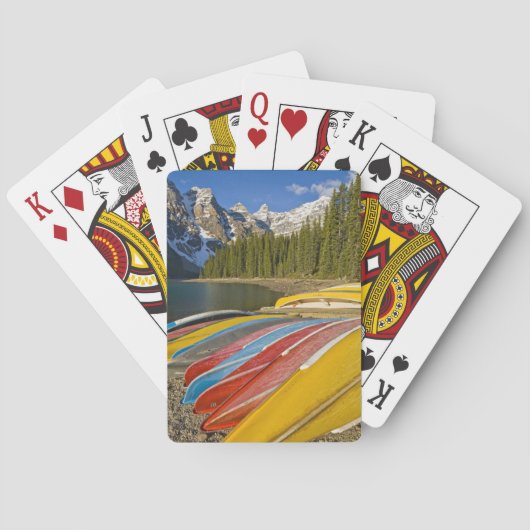 Jeu De Cartes Canada, Alberta, parc national Banff, Moraine (dos)