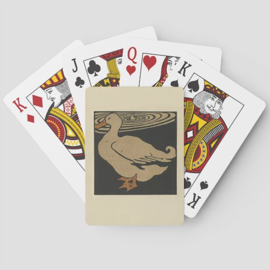 Jeu De Cartes Canard - Animaux Carrés Illustration (dos)