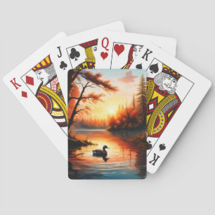 Jeu De Cartes Canard dans un étang