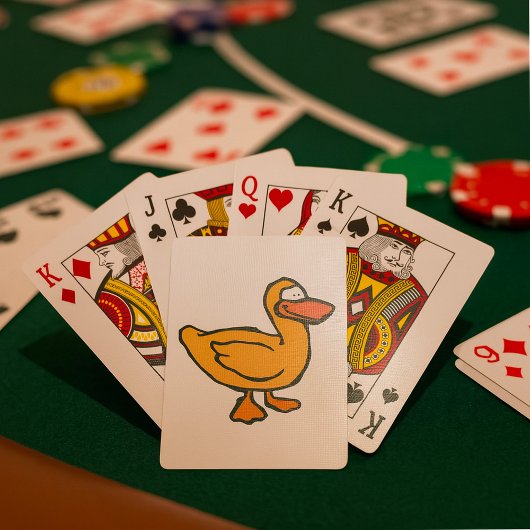 Jeu De Cartes Canard Jaune