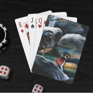 Jeu De Cartes Canards branchés Étang de reproduction Faune Color