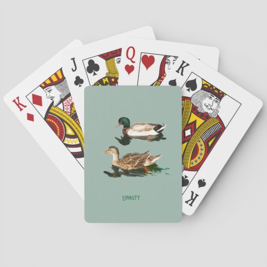 Jeu De Cartes Canards colverts (dos)