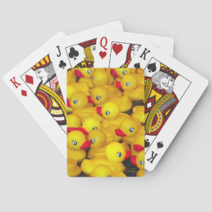 Jeu De Cartes Canards en caoutchouc jaune mignon