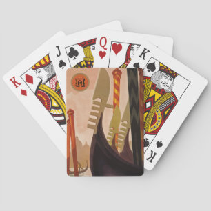Jeu De Cartes Canaux Monogrammes de Venise Italie Cadeaux