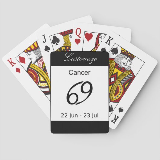 Jeu De Cartes Cancer 69 Signe du zodiaque Thunder_Cove (dos)