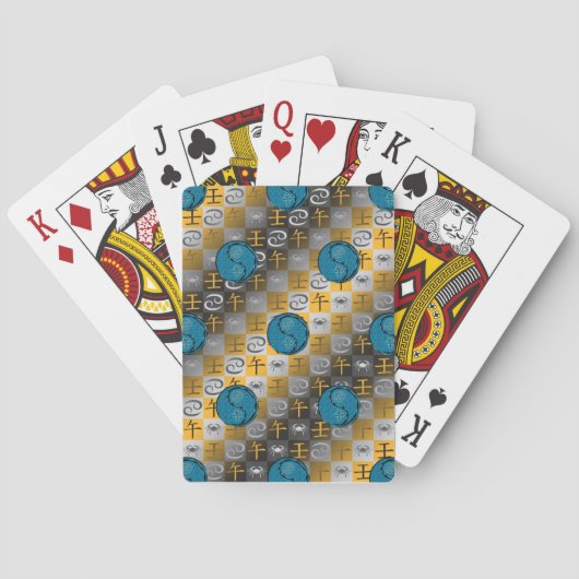 Jeu De Cartes Cancer & Cheval d'eau (dos)
