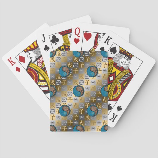 Jeu De Cartes Cancer & Rat de terre (dos)
