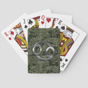 Jeu De Cartes Cancer Zodiac Connexion Olive Green Camion numériq