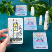 Jeu De Cartes Candy Moon Phases Planchette rose et bleu Mystique (Insitu)